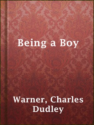 cover image of Being a Boy